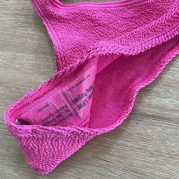 Bond-Eye Australia Rico One Piece Cut Out Swimsuit One Size Fuschia Pink - Picture 5 of 7